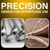 ZYBUX - 50Pc Safety PINS Assorted Sizes Small-Medium-Large Silver Clothes Textile Craft Hemming