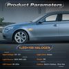 POPMOTORZ LED Dynamic Side Indicator, 2Pcs LED Side Marker SMD 2835 LED Chip Turn Signal Light Error Free Smoke Lens for E90 E91 E92 E93 E60 E61 E82 E88
