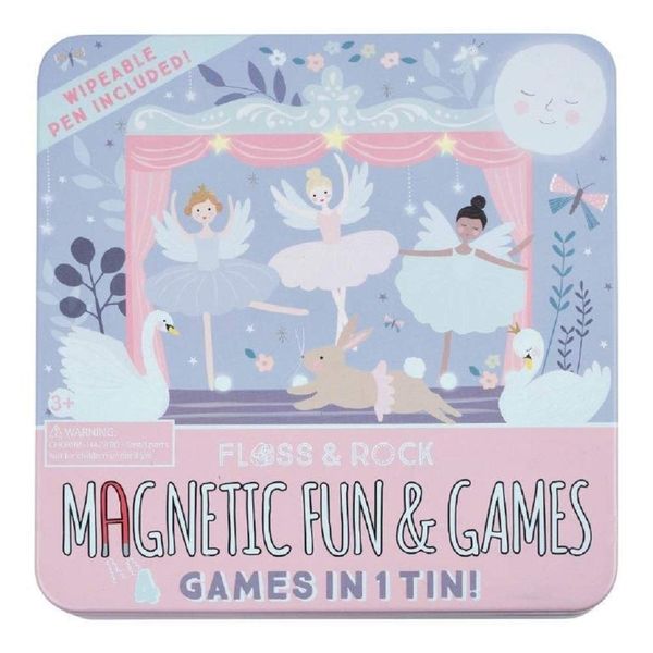 Floss & Rock Enchanted Magnetic Fun & Games Tin, 1 EA