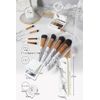 Frepice Makeup Brush, Set of 10, Powder Brush, Concealer Brush, Makeup Brush Pouch, Makeup / Howlite Pouch