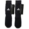 Large Black White Soccer Shin Guard Socks with Removable Integrated Shield