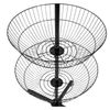 4 Basket Display Wire Floor Tier Spinner Rack Dump Bin Retail Merchandising 63"