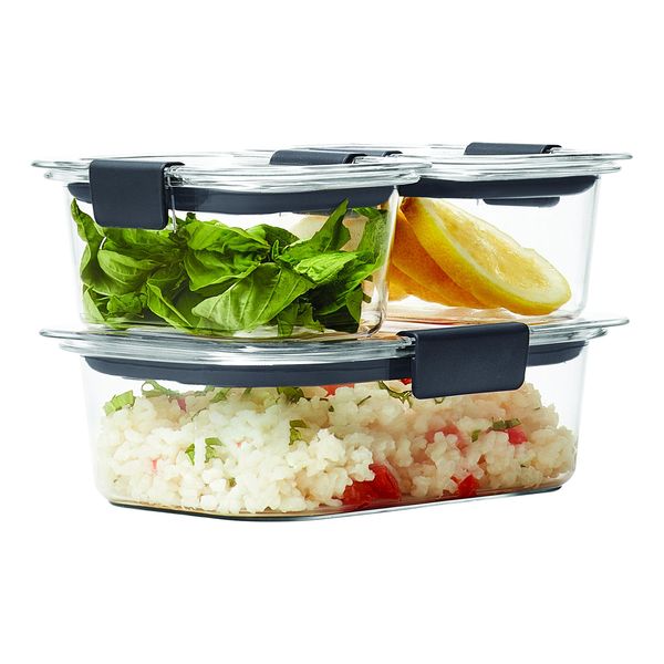 Rubbermaid Brilliance Leak-Proof Food Storage Containers with Airtight Lids