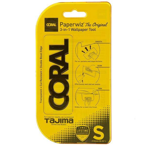 Coral 69500 Paperwiz 3-in-1 Wallpaper Tool, The Original , Yellow