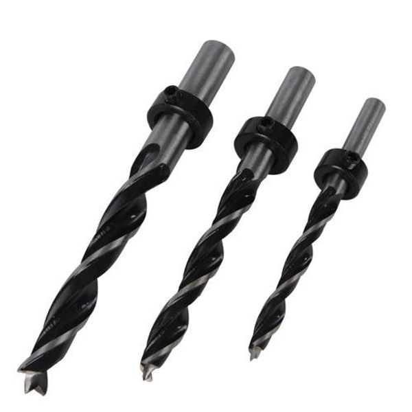 3 Piece - Dowel Drill Set 6mm, 8mm & 10mm
