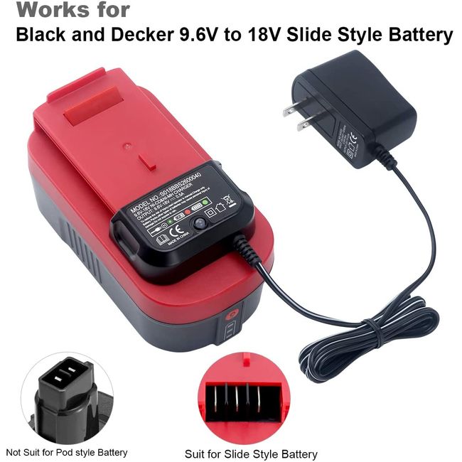 Black & Decker HPB18-OPE 18-Volt Slide Pack Battery For Outdoor