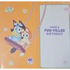 Age 4 BLUEY Birthday card