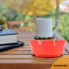 4" Ashtrays Assorted - Pack of 4ct (2 Black and 2 Red)