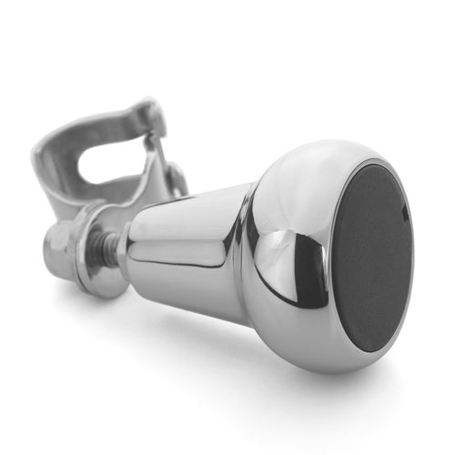 Salty Reef - Steering Wheel Suicide Knob - Universal AISI 316 Marine Grade Stainless Steel, Fits Steering wheels up to 3/4" (All 3 models), NOT ANY SIZE LARGER. (Large)