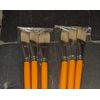 NEW 6 count #12  Bright Natural White Bristle Paint Brushes