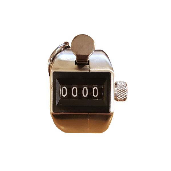 Vanguard luxury Metal Hand Tally Counter - Silver