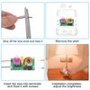 PATIKIL Inline Lamp Switch, 2pcs Rotary Dimmer LED Light Controller Brightness Control Cord Switch Replacement for Table Floor Lamp Pendant Lighting, Clear