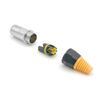 Ethernet Industrial Connector RJ45 Plug & Socket Waterproof IP67 Metal Fast Data