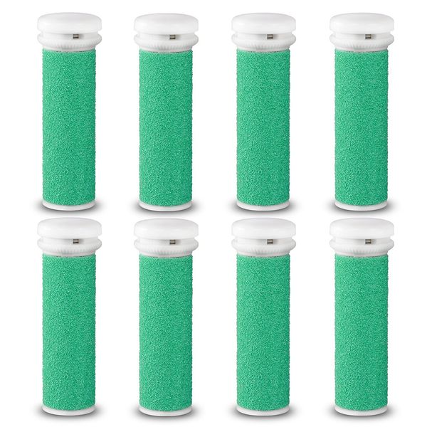 E-Cron Replacement Rollers for Emjoi Micro-Pedi Callus Remover, Extra Hard Coarse 8 pcs.