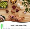 HOLIDYOYO 2Sets Cherry Pitter Tools Efficient Fruit Core Remover for Quick Cherry Vegetable Pitting Easy Grip Kitchen Gadget Green White