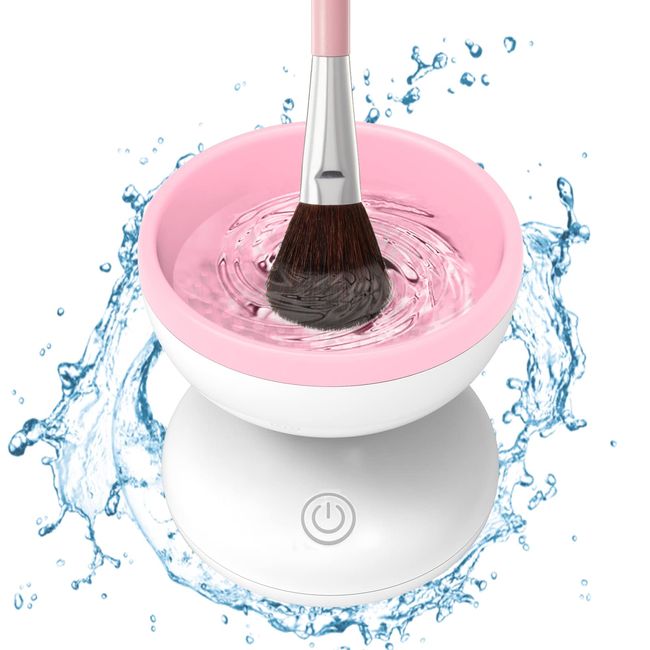 Electric Makeup Brush Cleaner Machine, Portable Automatic Spinner