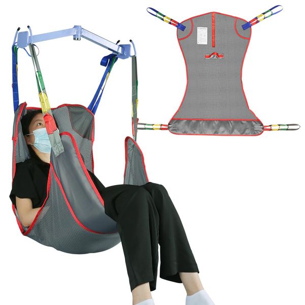 EZ Assistive Universal Full Body Patient Lift Sling, Hoyer Lift Medical Sling for Bed Positioning and Bathing Assist Aids,Transfer Sling for Elderly,Bariatric,Disabled,Bedridden (Small-Pack of 1 pc)