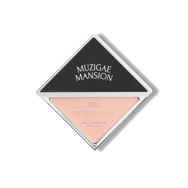 MUZIGAE MANSION FITTING BLUSH Vegan Powder Lightweight, Smooth, Blendable, Face Enhancing Makeup Color (Vibe)