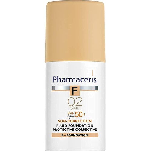 Pharmaceris S-5 Protective-Corrective Fluid Foundation Concealer SPF50+ (02 Sand) (High Protection Factor Concealer Foundation -Cam 02) (30 ml)