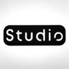 Decorative STUDIO Wall Sign Art Décor, Black, Adhesive Tabs, Sleek Design