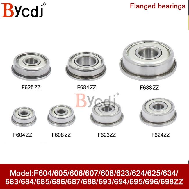 608ZZ Bearing 8x22x7 mm 10PCS Miniature 3D Printer Parts