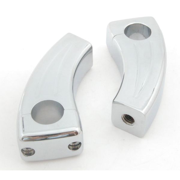 Topteng 3.5 Inch Billet Chrome 1 Inch Bars Riser Pull Back 1.5 Inch for Hon-da Shadow Intruder VTX