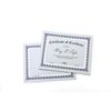 Gartner Studios Certificate Paper, White with Blue and Silver Ornate Foil Border, 80lb 8.5” x 11”, 15 Count