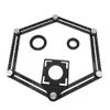 Multi-Angle Measuring Ruler Universal Angularizer Template Tool Aluminium Alloy Angularizer Ruler Layout Tool