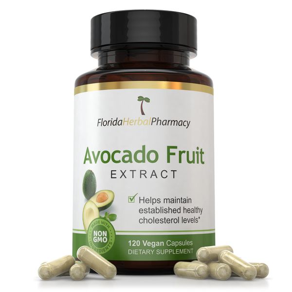 Florida Herbal Pharmacy, Avocado Fruit Extract Capsules 10:1 (120 Capsules)