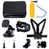 Navitech 8 in 1 Action Camera Accessory Combo Kit With Grey Case - Compatible With Rollei 4K Action Camera