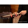 MEINL Percussion Artist Series Shaker & Rubber Strap Set, Medium Black MSS
