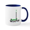 CafePress SCOOTER Mugs 11 oz (325 ml) Ceramic Coffee Mug