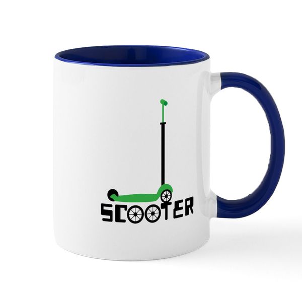 CafePress SCOOTER Mugs 11 oz (325 ml) Ceramic Coffee Mug