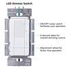 2-Pack Dimmer Switch for Led Lights, 0-10V Dimmable LED Panel Lights