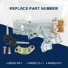 Switch Assembly W/2Keys Ignition With Bracket 45020-38-1 For Toyota Corolla RAV4