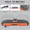 FANPL Case for Nintendo Switch 2 Joycon Controller, Protective Cover for Joycons 2 Hard Shell, Ergonomic Design & Comfortable and Easy Installation - Clear