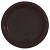 9" Black plastic plates (50)