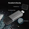 SABRENT SD Card Reader, USB Memory Card Reader, Dual Slot USB C Micro SD Card Reader, SD Card Adapter, Universal Compatibility - iOS, MacOS, Android, Windows, (CR-BCA2)