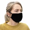 3pc Set Luxury Black Face Mask Protection Reusable Machine Washable Cotton