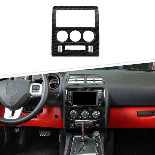 ?? Carbon Console Media Navigation Screen Panel Trim For Dodge Challenger 09-14