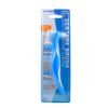 Lit-Pack Denture Clean Toothbrush for Denture Care Tool w/Multi Layered Hard Bristles Dual Hard Bristle for False Teeth Superb Total Cleaning