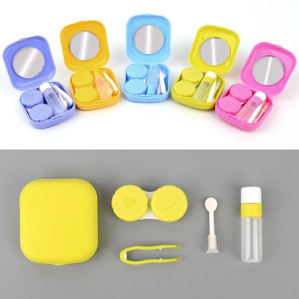 Lens case storage box soft one-day insertion tool removal tool cleaning bucket tool tongs