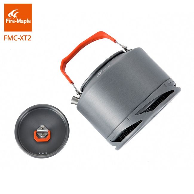 1.3L Camping Water Kettle Aluminum Alloy Teapot Coffee Pot Backpacking  Outdoor Tea Kettle with Bag