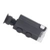 Pocket Microscope, 200x-240x Multifunctional Compact Portable Handheld Microscope UV Flashlight Wide Application ABS for Circuit Board Inspection