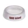 Tablecraft CM8 Dispenser ID Collar "1000 Island" maroon print