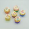 Huaswan Bright Rainbow Foil Cupcake Liners Mini Baking Cups for Party, 240-Count