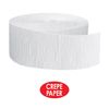FR Festive Crepe Streamer (white) Party Accessory  (1 count) (1/Pkg)
