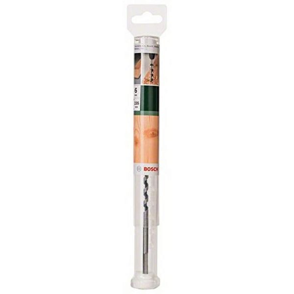 Bosch 2609255231 Wood Auger Drill Bit with Self-Cutting Threaded Point/ Diameter 6mm
