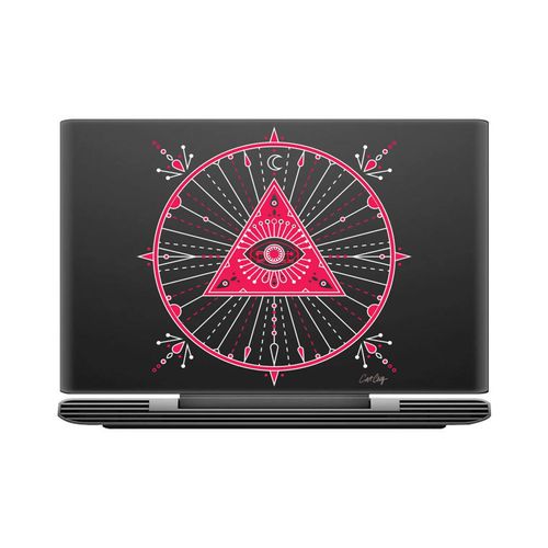 Head Case Designs Officially Licensed Cat Coquillette Pink Mandala Evil Eye Vinyl Sticker Skin Decal Cover Compatible with Mi Notebook 14 (2020)