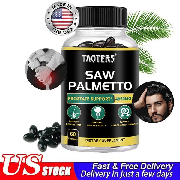 Saw Palmetto/Prostate Support/DHT Blockers/Men’s Health 60 Capsules